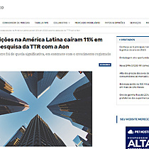 Fuses e aquisies na Amrica Latina caram 11% em 2022, aponta pesquisa da TTR com a Aon